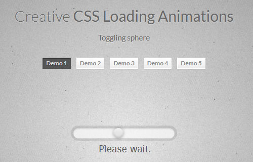 5個CSS Loading 加載動畫實例