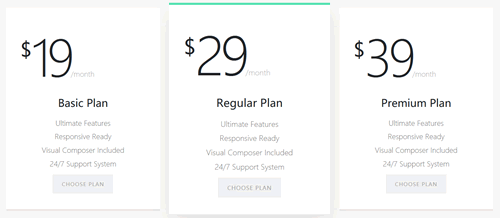 CSS 定價(jià)表（Pricing Table）-6