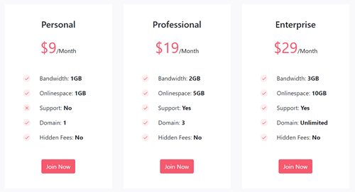 CSS 定價(jià)表（Pricing Table）-10