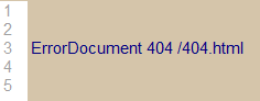 ErrorDocument 設(shè)置404無效