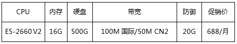 美國服務(wù)器E5-2660 V2/ 16G/ 500G SSD/，永久688元/月